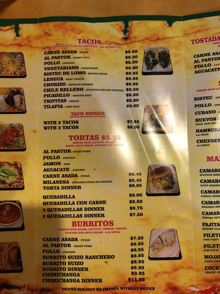 Meson Del Taco Menu - Image 6